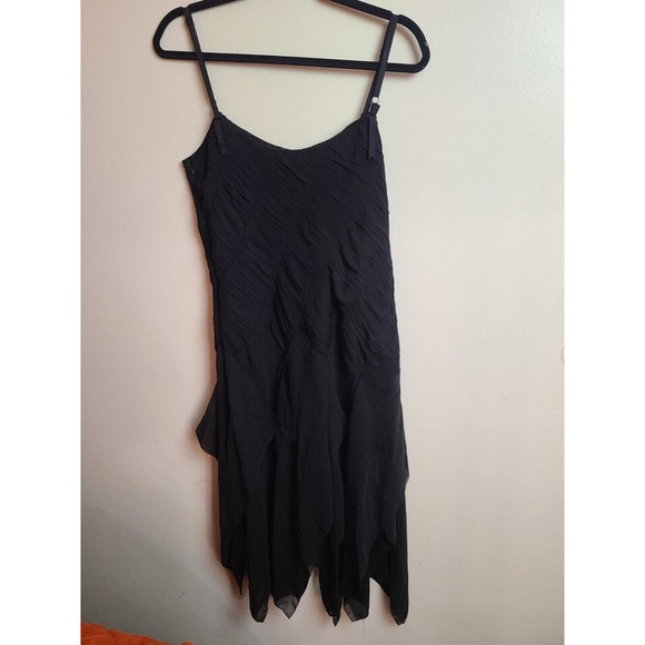 Vintage Maxazria Collection Women's Dress Spaghetti Straps Black Size 10 - Picture 11 of 12